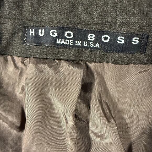 Hugo Boss Einstein Blazer 40R Men Micro Pattern Stretch Virgin Wool USA 3-Button - Picture 6 of 10